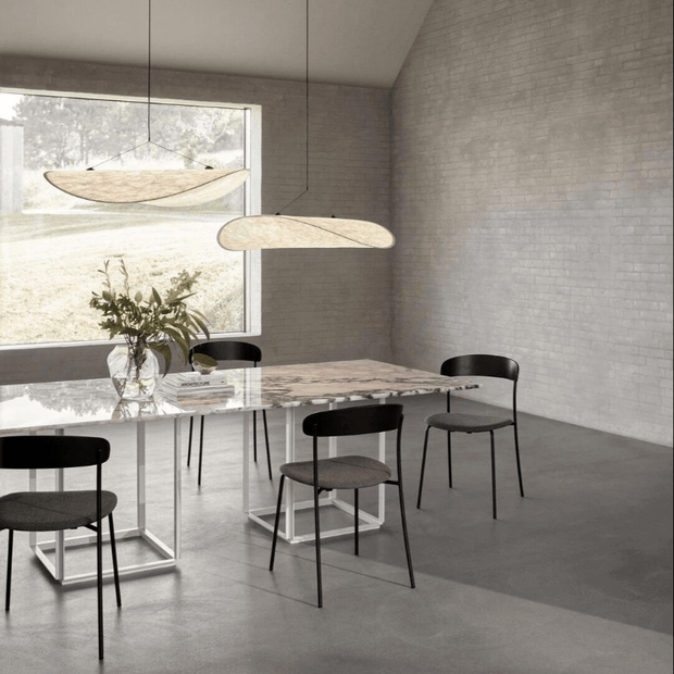 Superb Japandi Silk Pendant – Elegant LED Hanging Lamp with E27 Socket