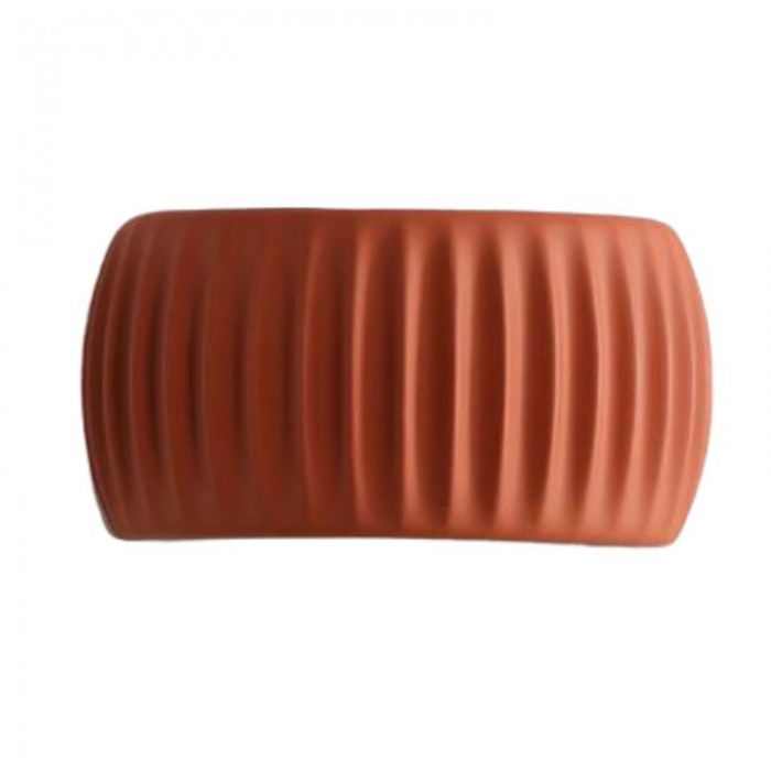 Väggapplikation i räfflad skandinavisk harts – Modern chic design för ett varmt omgivande ljus