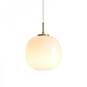 Elegant opal glass pendant – Embrace Nordic elegance for a chic home atmosphere
