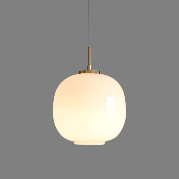 Elegant opal glass pendant – Embrace Nordic elegance for a chic home atmosphere