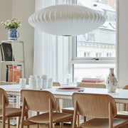 Mixed wood chandelier inspired by Scandinavian design – Stylish elegance for modern spaces