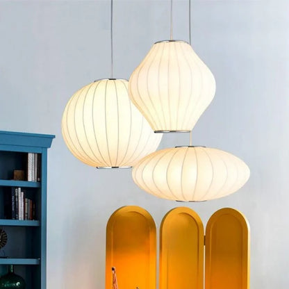 Elegant nordisk hängande lampa i trä och stål - Höj dina interiörer med modern elegans