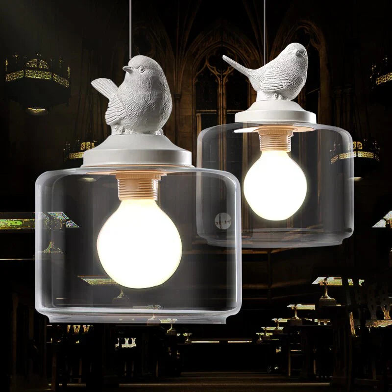 Suspension lumineuse en pendule inspirée des oiseaux – Une belle fusion de la nature et de l'art moderne