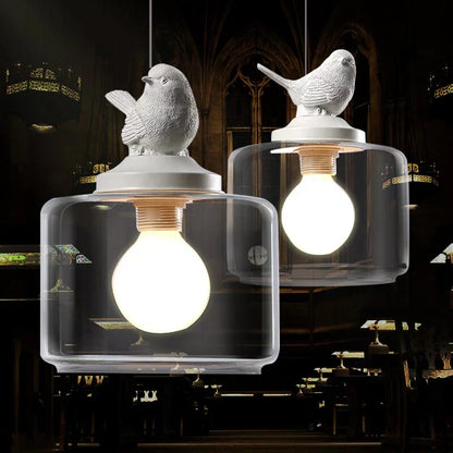 Suspension lumineuse en pendule inspirée des oiseaux – Une belle fusion de la nature et de l'art moderne
