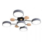 Elegant Nordic LED ceiling light - Stylish branched disc design