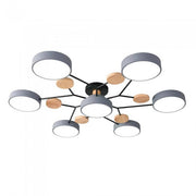 Elegant Nordic LED ceiling light - Stylish branched disc design