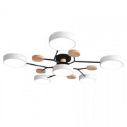 Elegant Nordic LED ceiling light - Stylish branched disc design