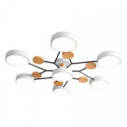 Elegant Nordic LED ceiling light - Stylish branched disc design