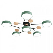 Elegant Nordic LED ceiling light - Stylish branched disc design