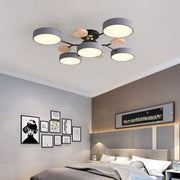 Elegant Nordic LED ceiling light - Stylish branched disc design