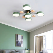 Elegant Nordic LED ceiling light - Stylish branched disc design
