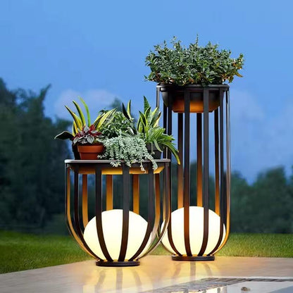 Lumière de jardin solaire étanche et élégante - Éclairages LED d'extérieur écologiques