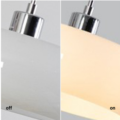 Suspension en verre ajustable Hailie - Élégance chic et contemporaine