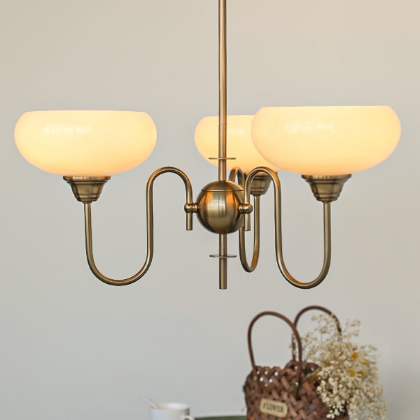 Exquisite glass and metal chandelier – Elevate your space with timeless sophistication