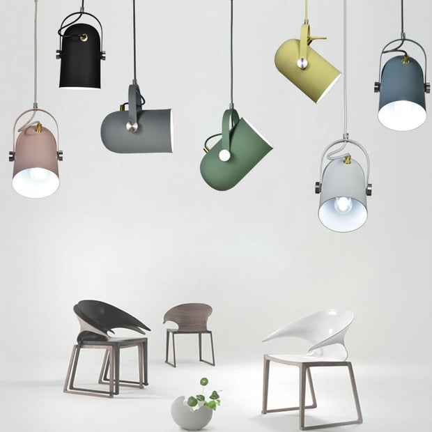 Elegant Nordic teardrop-shaped suspension – stylish metal lamp perfect for your living room or café