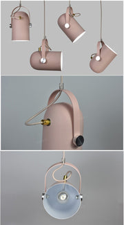 Elegant Nordic teardrop-shaped suspension – stylish metal lamp perfect for your living room or café