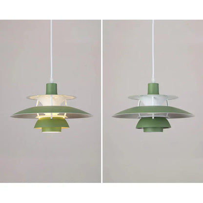 Eclairage suspendu LED Morandi élégant – Applique en métal coloré au design moderne