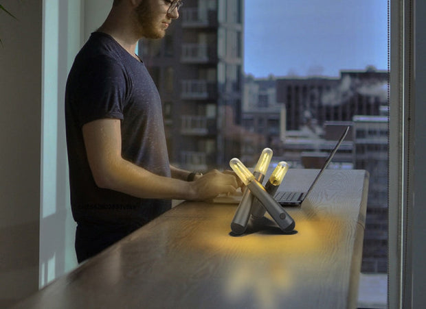 Portable LED glow sticks – Charming decorative lighting for a warm table ambiance