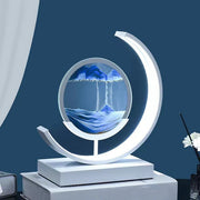 Enchanting 3D Sand LED Table Lamp - Breathtaking Natural Ambiance
