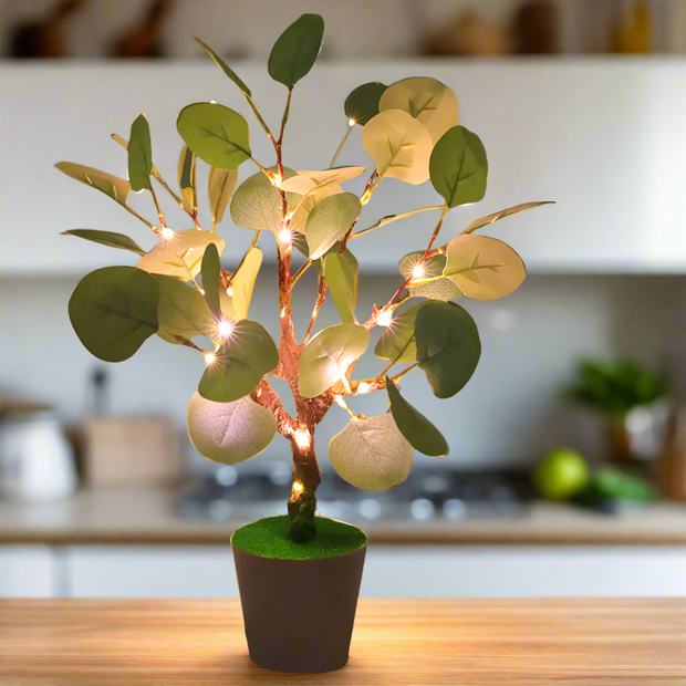 USB-powered LED Christmas branch floor lamp – Soft lighting ambiance for warm festive nights