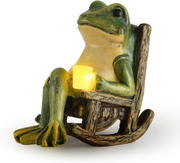 Enchanted LED Frog Statue – A Whimsical Outdoor Delight
