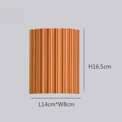 Chic wandlamp met geplooide lampenkap – Verhoog uw ruimte met moderne elegantie en zachte verlichting