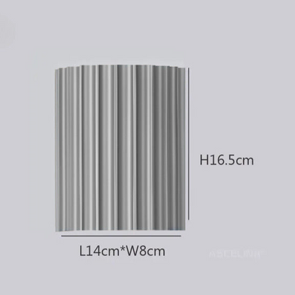 Chic wandlamp met geplooide lampenkap – Verhoog uw ruimte met moderne elegantie en zachte verlichting