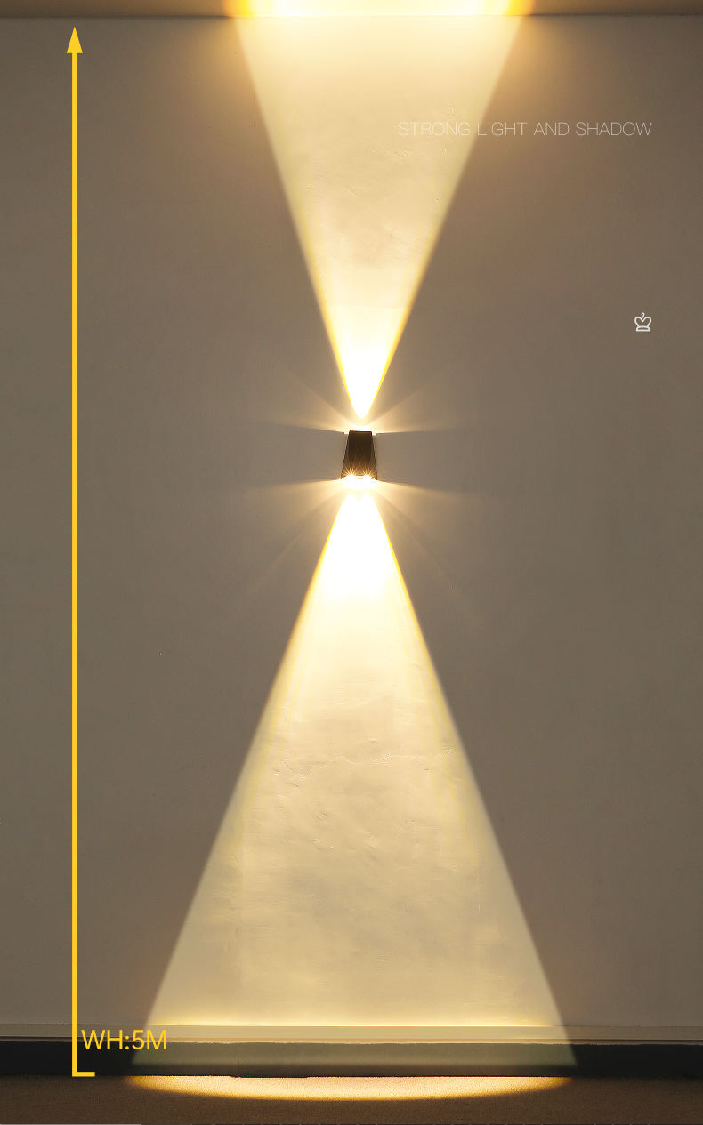 Luminaire mural LED solaire élégant – Éclairage extérieur résistant aux intempéries, parfait pour votre jardin et votre terrasse