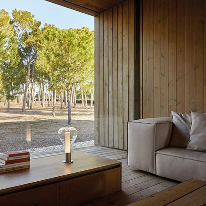 Lampe de table en verre LED ArtLava – Éclairage élégant pour une atmosphère relaxante