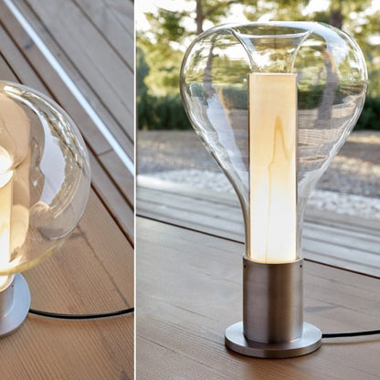 Lampe de table en verre LED ArtLava – Éclairage élégant pour une atmosphère relaxante