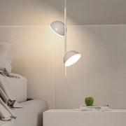 Versatile pendant lamp Tiraha – Stunning elegance in aluminum and acrylic