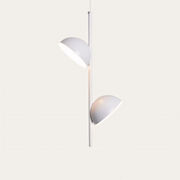 Versatile pendant lamp Tiraha – Stunning elegance in aluminum and acrylic