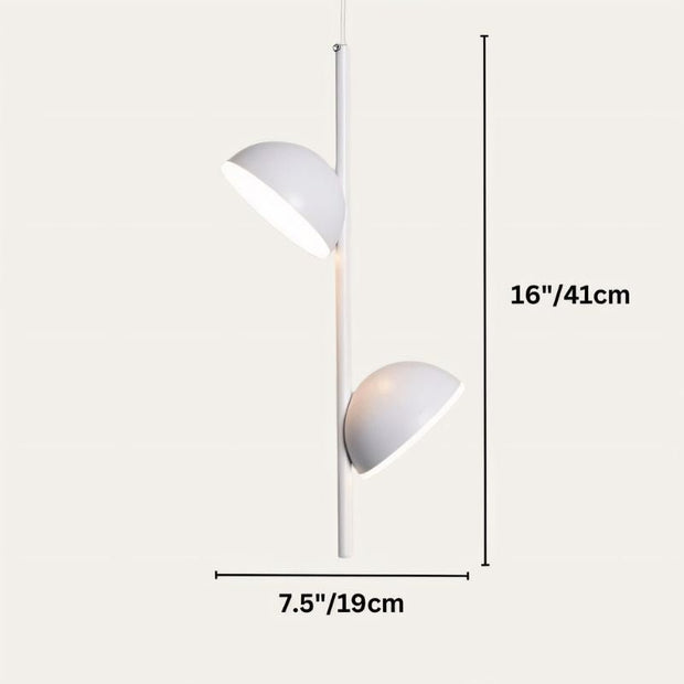 Versatile pendant lamp Tiraha – Stunning elegance in aluminum and acrylic