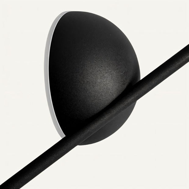 Versatile pendant lamp Tiraha – Stunning elegance in aluminum and acrylic