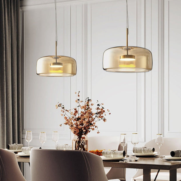 Elevate your space with the Hotel glass pendant lamp – A touch of timeless elegance for refined interiors