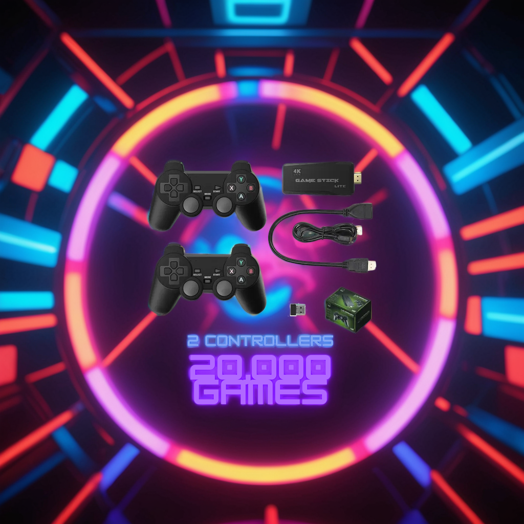 Console de jeu rétro ultime 4K – Plus de 20 000 jeux classiques prêts à jouer !