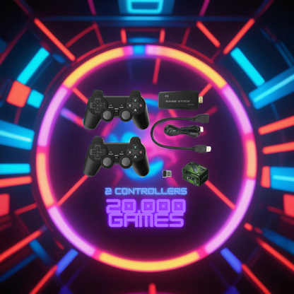Console de jeu rétro ultime 4K – Plus de 20 000 jeux classiques prêts à jouer !