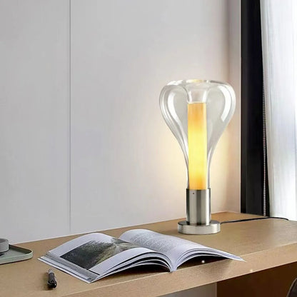 Lampe de table en verre LED ArtLava – Éclairage élégant pour une atmosphère relaxante
