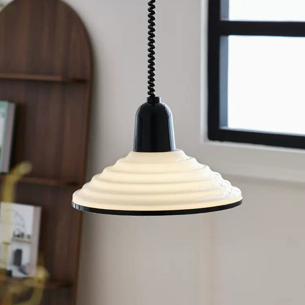 French cream glass pendant light with elegant design – A chic addition to enhance your interior decor