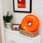 LED Lamp Inspired by Bauhaus in Donut Shape – Dimmable Desk and Wall Light with Contemporary Style and a Vintage Touch