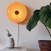 LED Lamp Inspired by Bauhaus in Donut Shape – Dimmable Desk and Wall Light with Contemporary Style and a Vintage Touch