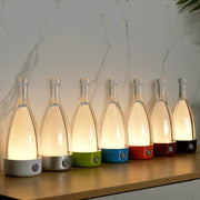 Charming Wine Bottle Shaped LED Night Light – Rechargeable Decorative Lamp with Adjustable Soft Glow