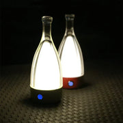 Charming Wine Bottle Shaped LED Night Light – Rechargeable Decorative Lamp with Adjustable Soft Glow