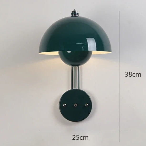 LED Vägglampa AuroraGlo – En Elegant Blommig Touch för att Förbättra Stämningen i Ditt Sovrum