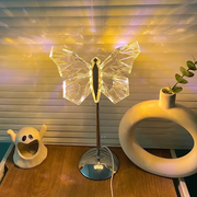 Elegant crystal table lamp in butterfly shape – A charming bright accent to enhance your space