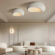 Lumière de plafond Wabi-Sabi – Épouser l'élégance minimaliste avec une douce lueur LED