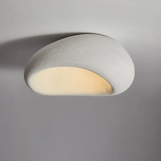 Lumière de plafond Wabi-Sabi – Épouser l'élégance minimaliste avec une douce lueur LED
