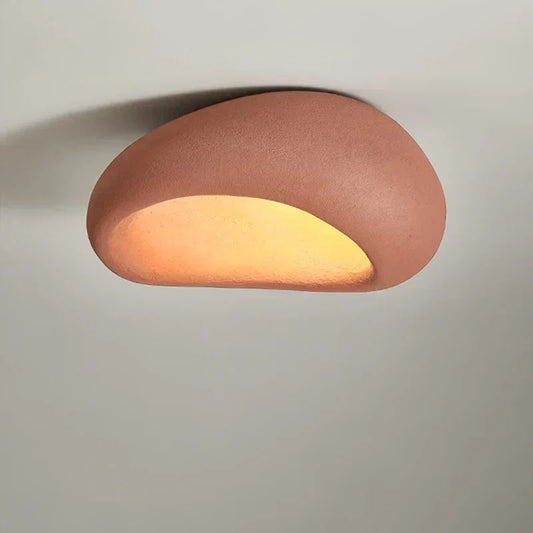 Wabi-Sabi Ceiling Light – Embrace Minimalist Elegance with a Soft LED Glow