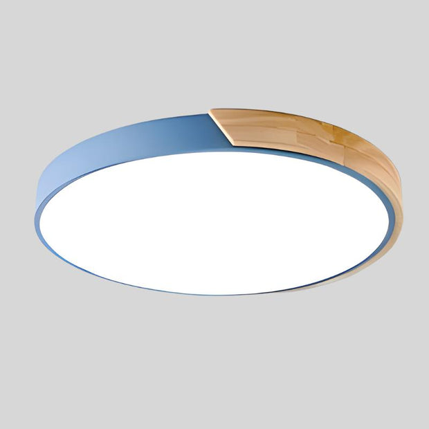 Nordic Chic Wooden Macaron LED Chandelier – Elegant Fusion of Wood and Metal