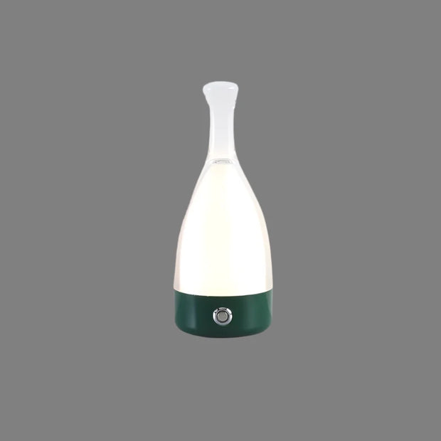 Charming Wine Bottle Shaped LED Night Light – Rechargeable Decorative Lamp with Adjustable Soft Glow